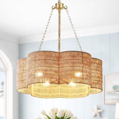 Lustre tambour 20 po Coastal Boho