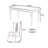 Solid wood environmental protection table set-110329044