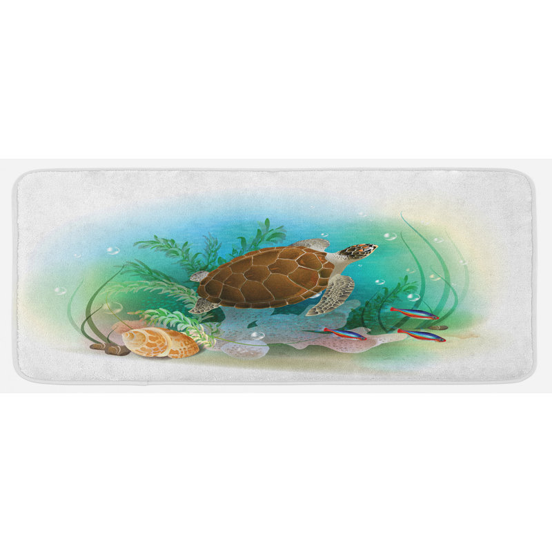 Tapis de cuisine ocean