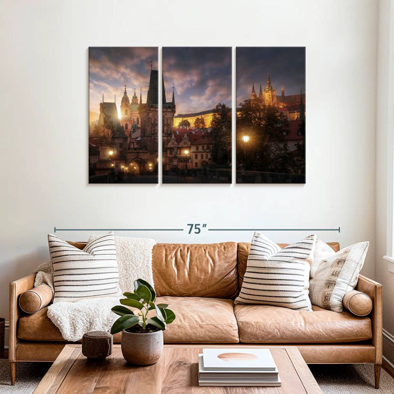 Lilie Prague Sun, 36" H x 57" W