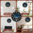 Space Colony Clock  Wall Art