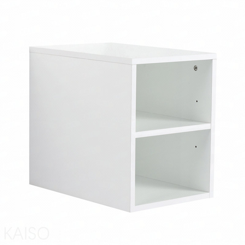 Petites tablettes de rangement murales de 12 pouces, convenant à une petite salle de bain, blanc brillant, Blanc