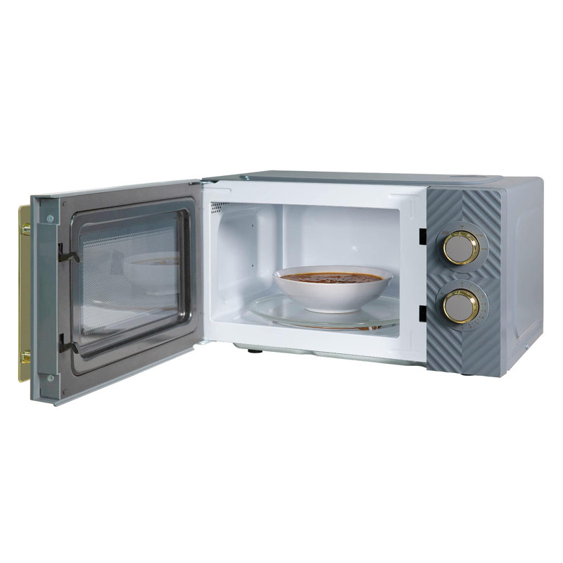 KYEUIN 45cm 0.017m³ L 700W - Watt Countertop Microwave, Grey