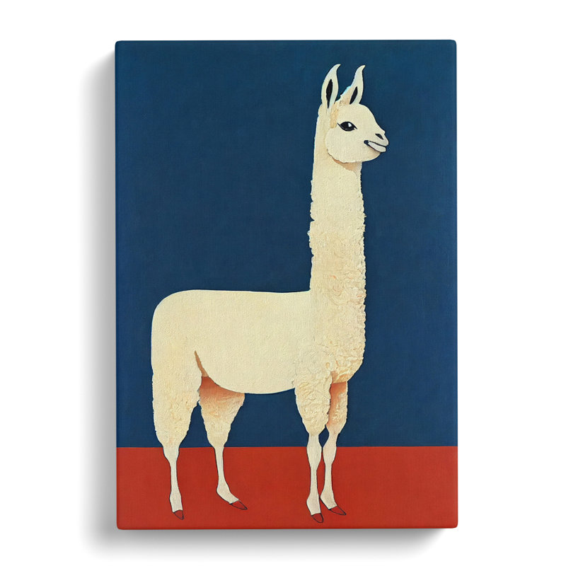 Llama Soviet - Wrapped Canvas, 50cm H x 35cm W x 3cm D