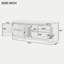 Banc de rangement rustique multifonctionnel pour chaussures avec coussin amovible-1305243233