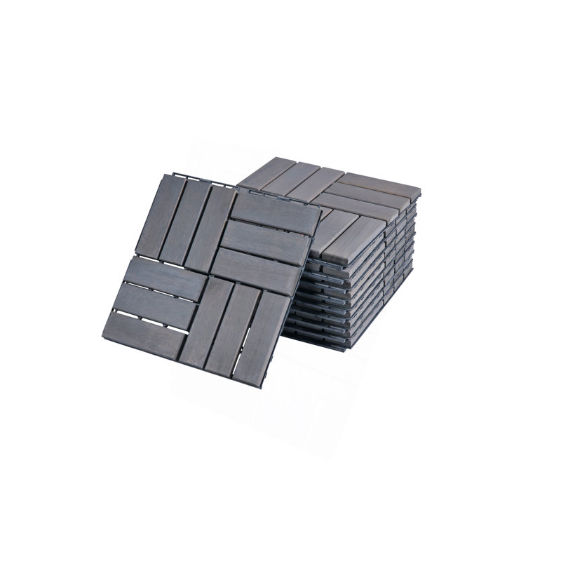 30 carreaux de terrasse à emboîtement