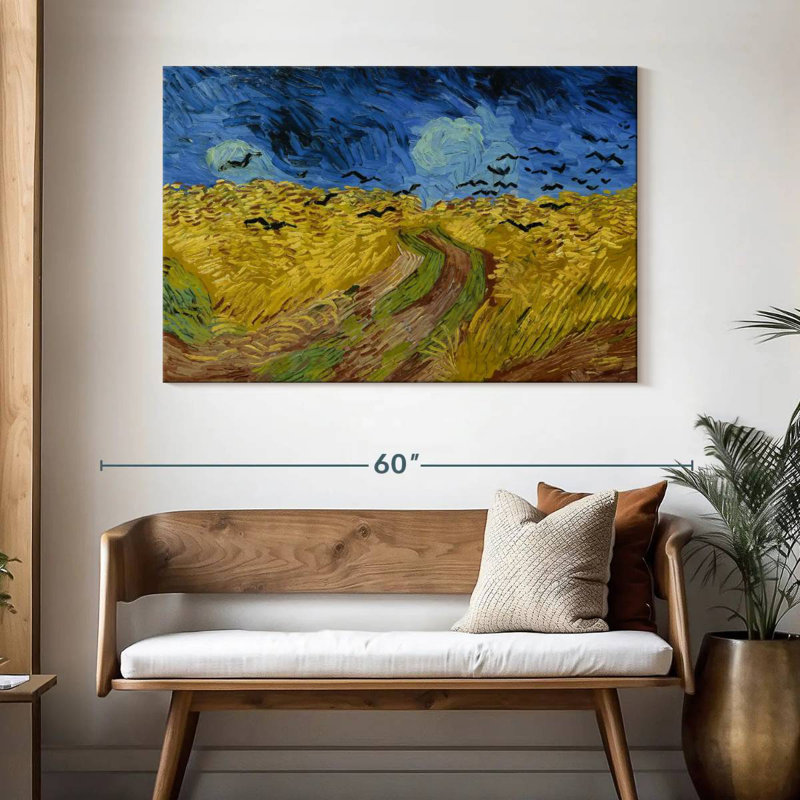 Alvord Wheatfield With Crows
