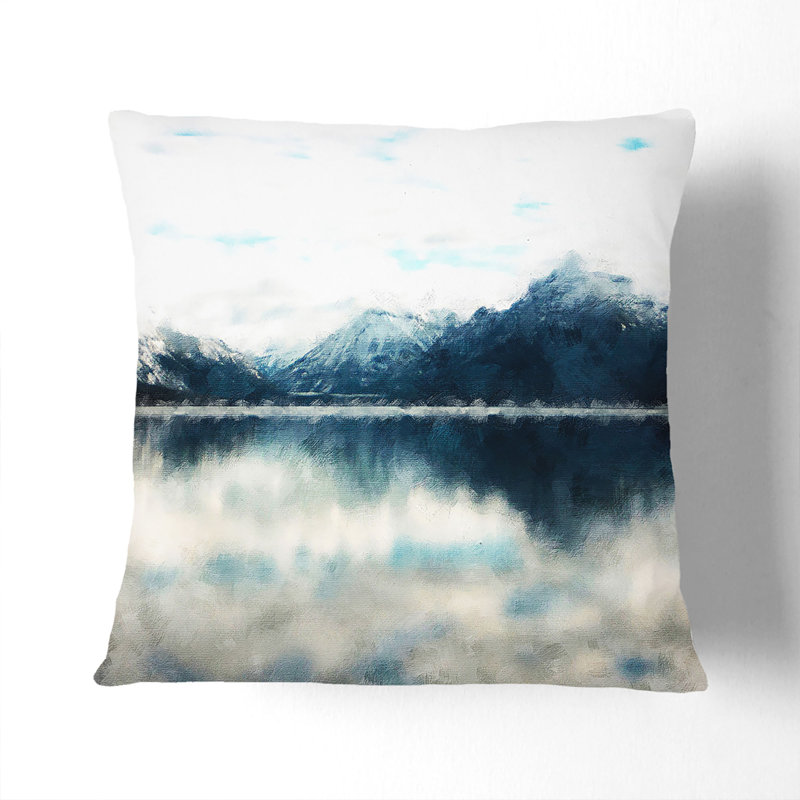 Square Cushion, 40cm H x 40cm W x 15cm D, White