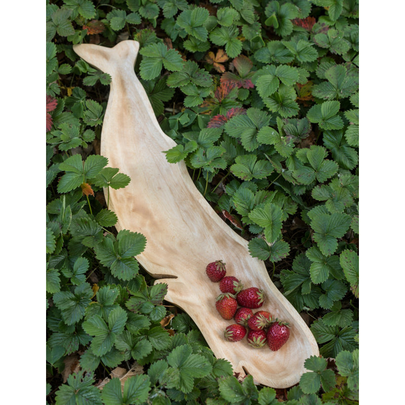 Kiln Mango Wood Whale Dish