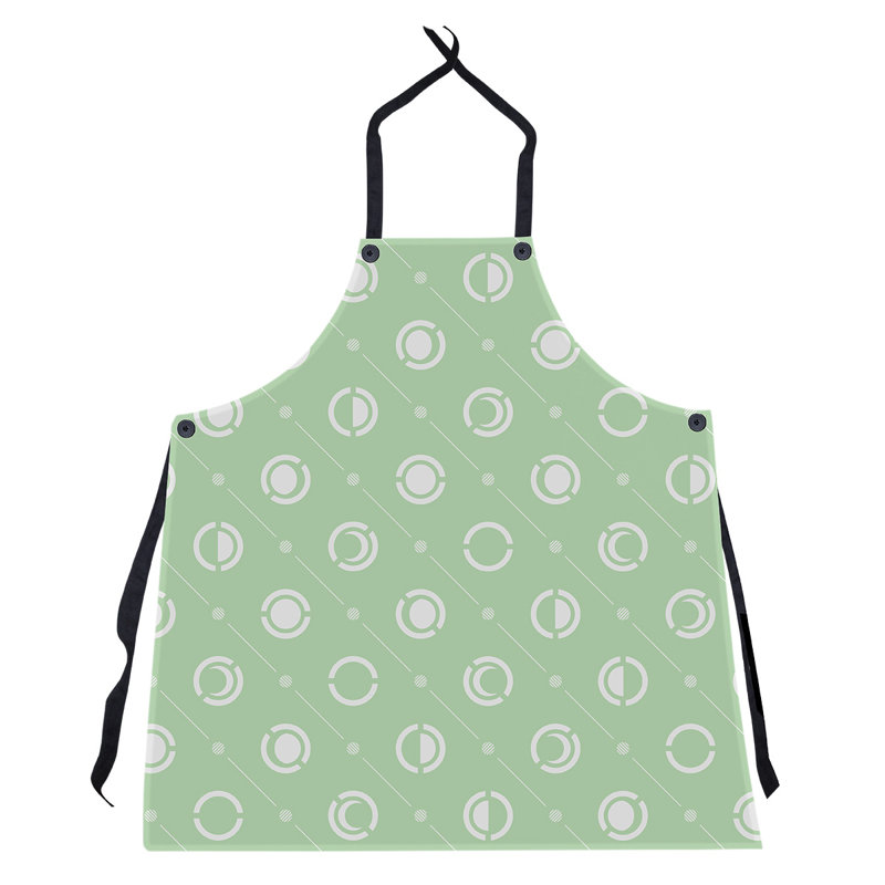 Skeffingt Bib Apron, Light Green/White