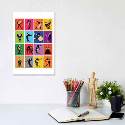 The Musicians by Mark Rogan - Wrapped Canvas Print