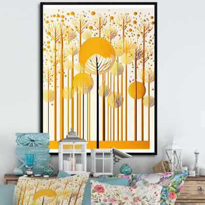 " Abstract Yellow Forest "