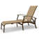 Askar Outdoor Rust-Resistant Metal Chaise Lounge