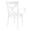 Fauteuil de patio empilable Kenne Anco-792406002
