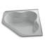 Tercet 60" x 60" Soaking Bathtub-1222792520