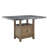 Hallowell 4 - Person Marble Top Four Leg Dining Set