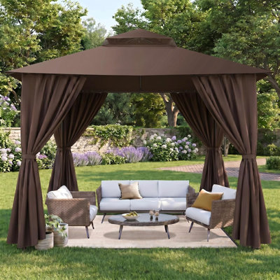 Auvent d'extérieur 10 'x 10', tente avec parois latérales