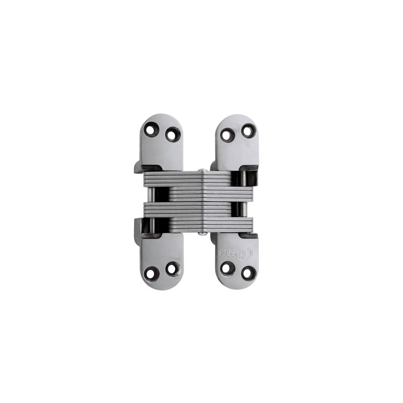 Invisible Single Door Hinge, Bright Stainless Steel