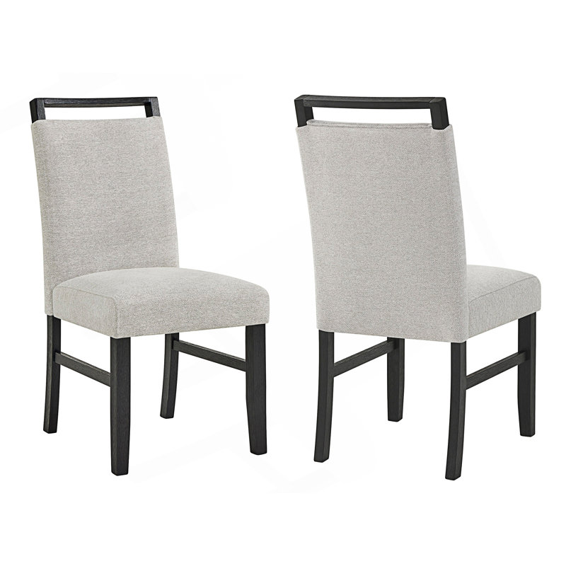 Chaise de salle à manger rembourrée 2Pc
