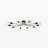 10 Light Sputnik Chandelier Ceiling Light Semi Flush Mount Light Ceiling Lamp-503184072
