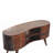 Wood Light Walnut Wave Entertainment Unit
