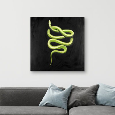 snake - 32"x32" art on canvas