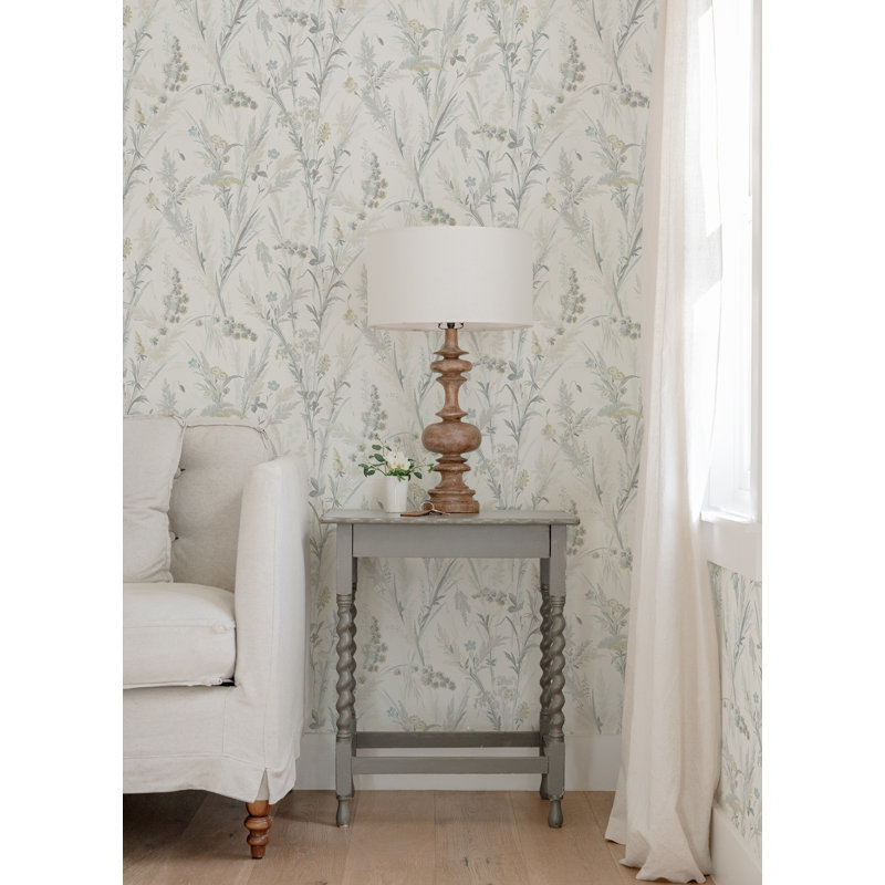 Rouleau de fleurs Andry, Bleu pâle
