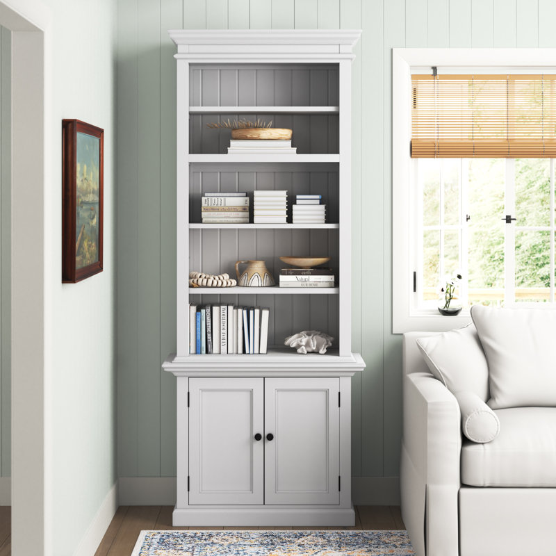 Jakeith Solid Wood Storage Bookcase | 86.6" H x 35.43" W