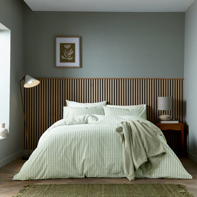 Tranquil Check Duvet Cover Set