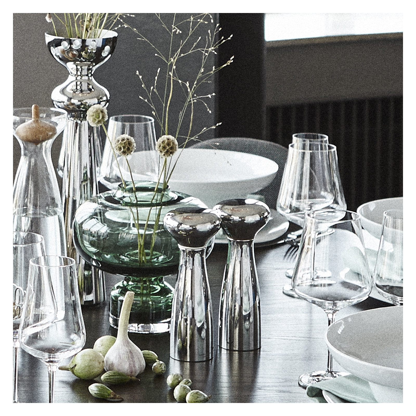 Alfredo Salt and Pepper Grinder Set