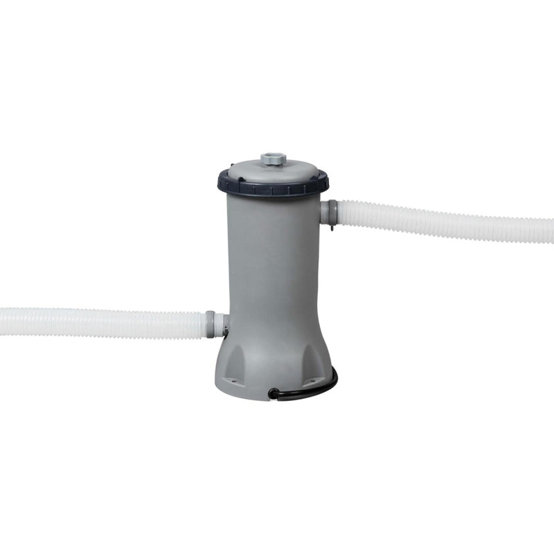 Ensemble de piscine en acier 2,5 pi x 12 pi HIGEMZ