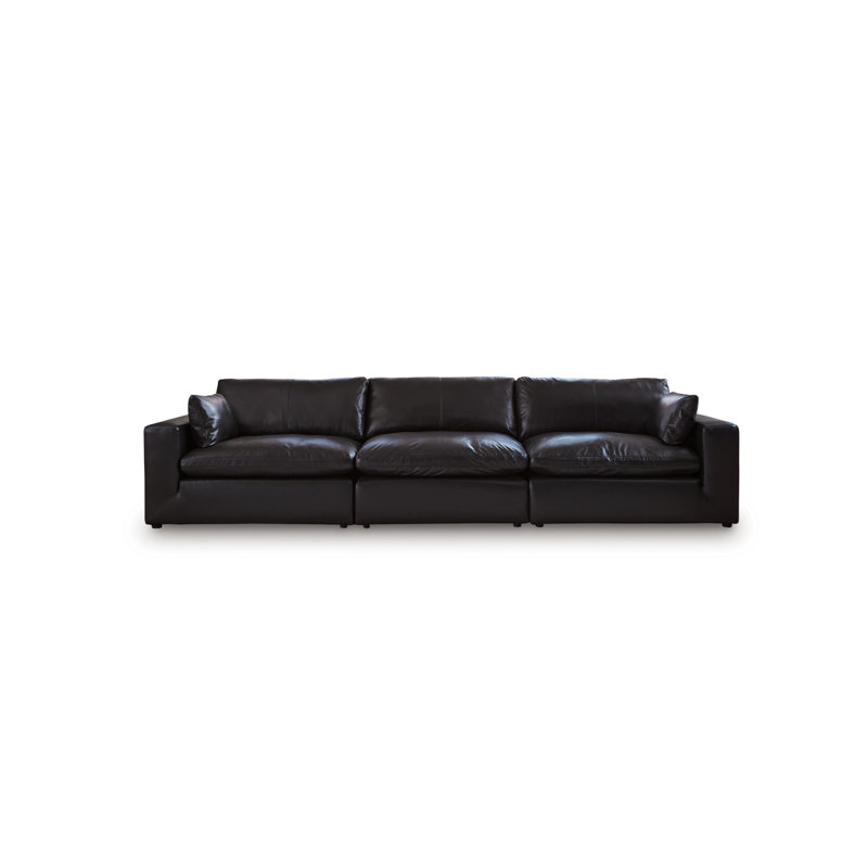 Coventry 3-Piece Sectional Sofa, Black