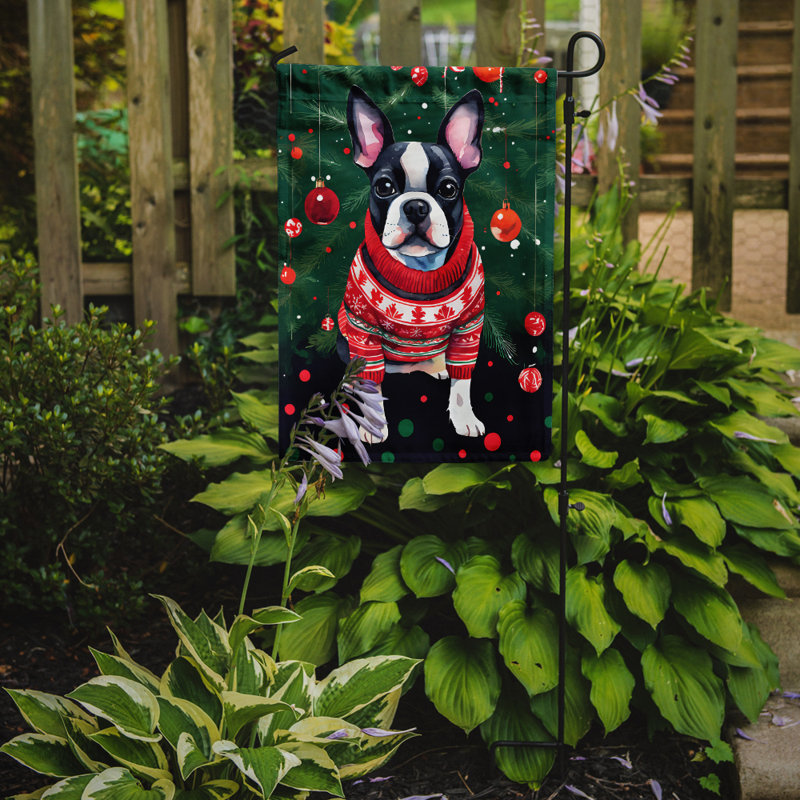 Drapeau de jardin en polyester , H 15,5 po x l 11,25 po