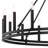 Beck 18-Light Wagon Wheel Chandelier