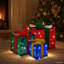 Decorative Christmas Gift Boxes Outdoor Indoor Decoration LED Gift Box-617924995