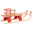 Bannerman Folding Snow Sledge with Backrest