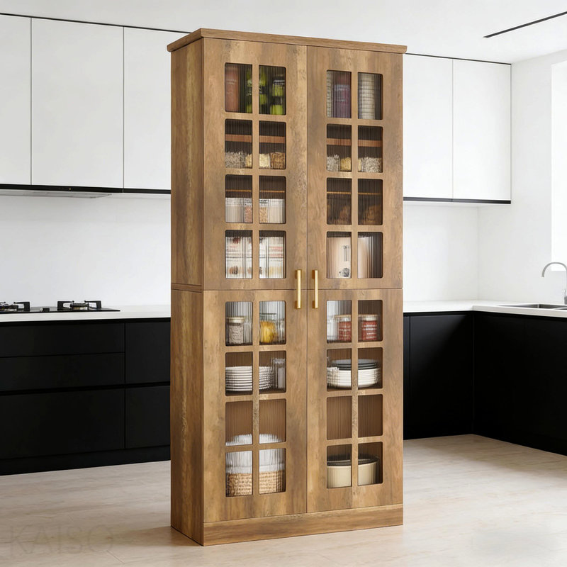 Armoire de rangement haute et spacieuse