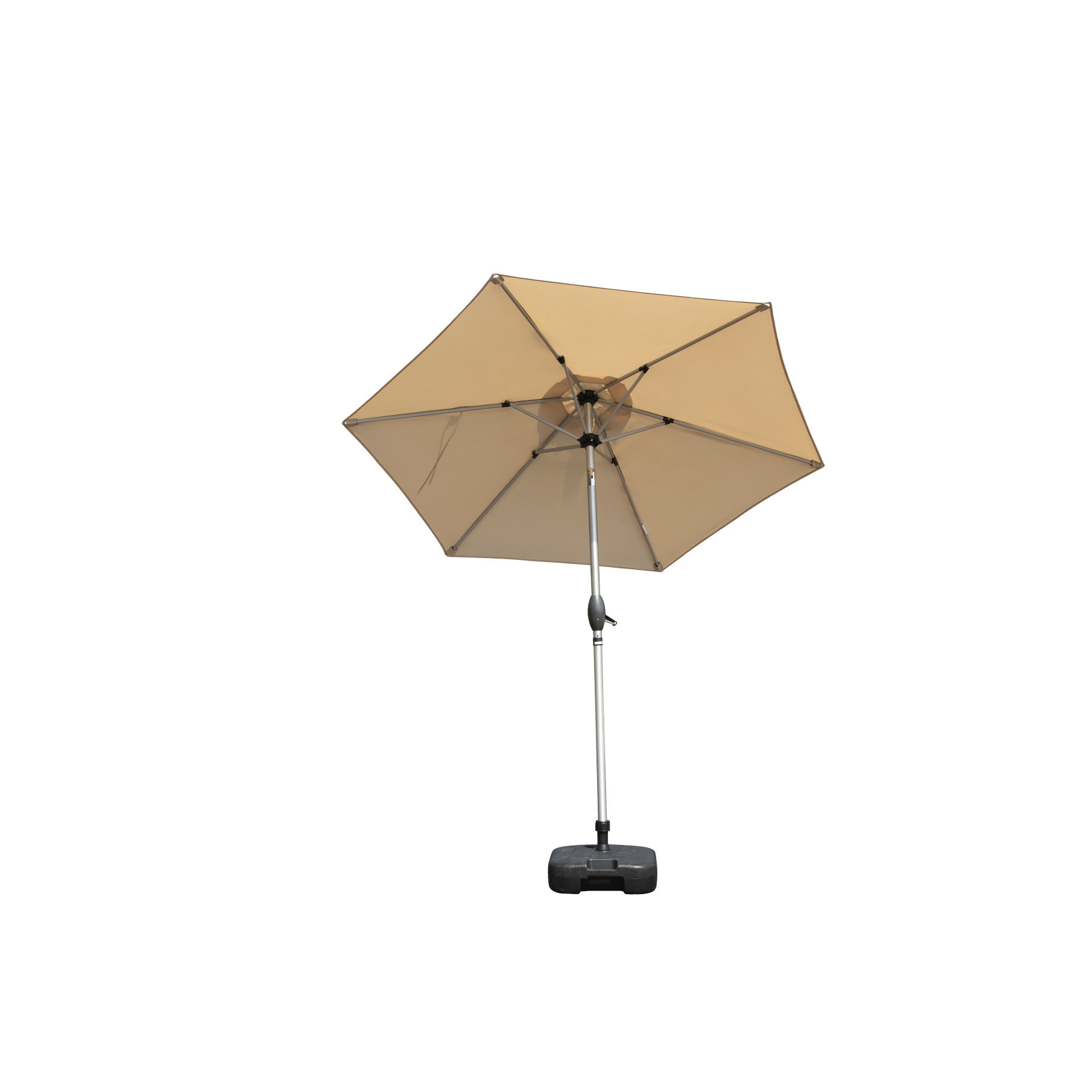 7 beige patio umbrella with tilt Sunnyglade 7.5' Outdoor Table Umbrella Crank Designed for everyday outdoor use Galtech 789 11' Deluxe Auto-Tilt