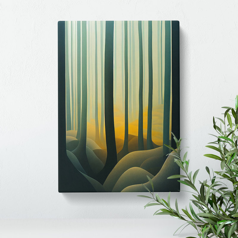 Classic Forest - Print, Wrapped Canvas, 50cm H x 35cm W x 3cm D, No Matte