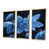 Toile avec cadre flottant or