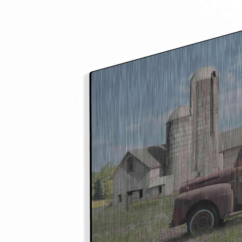 «Annville Summer Fields» par Lori Deiter, art mural en métal, H 12 po x l 16 po