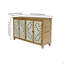 Armoire décorative avec 4 portes, buffet de style campagnard avec rangement