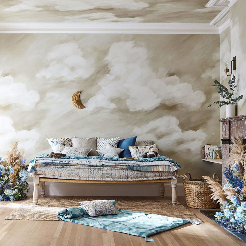 Air 13.35m x 68.5cm Wallpaper Roll, Golden Light