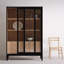 Buffet en bois massif noir
