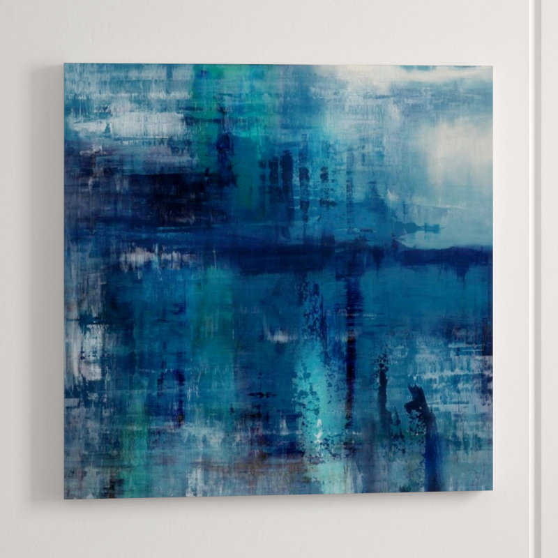 Dual Rhapsody I Print by Jean Kenna, 40" H x 40" W, Knife Gel