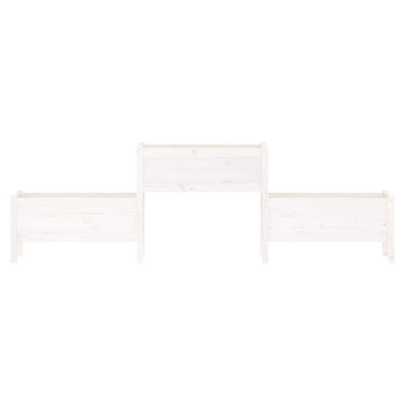 Hieng Wood Raised Garden Bed, White