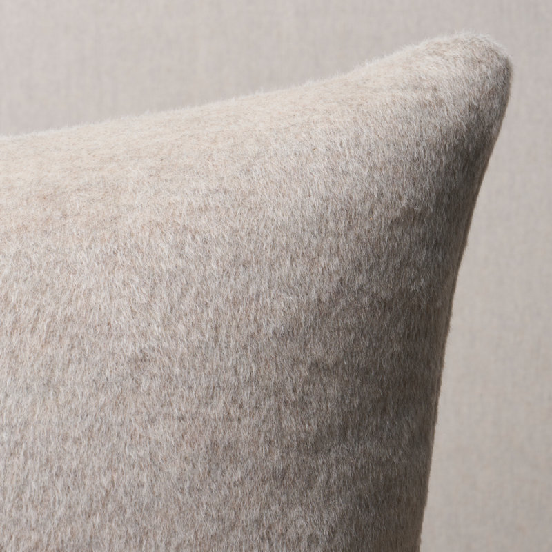 Dixon Mohair Pillow, 20" x 20", Stone