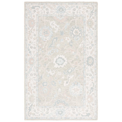 Ebony Hand Tufted Wool Pile Oriental Rug