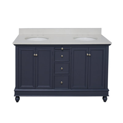 Ferdinand 60'' Double Bathroom Vanity with Top