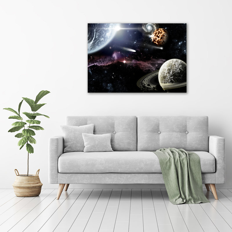 Galaxy - No Frame Print on Glass